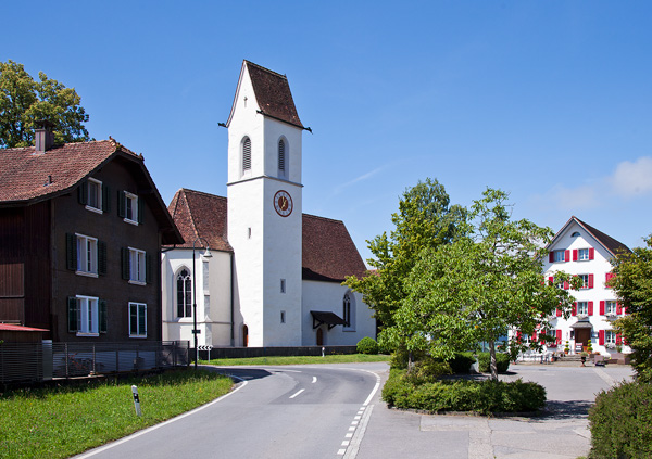 Kirche St Wolfgang in Hünenberg